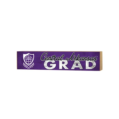 Central Arkansas Bears 3" x 13" Grad Block Sign