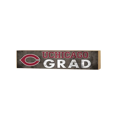 UChicago Maroons 3" x 13" Grad Block Sign