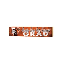 Bowling Green St. Falcons 3" x 13" Grad Block Sign