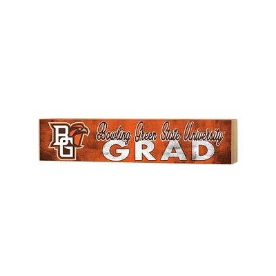 Bowling Green St. Falcons 3" x 13" Grad Block Sign