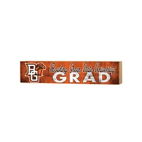Bowling Green St. Falcons 3" x 13" Grad Block Sign