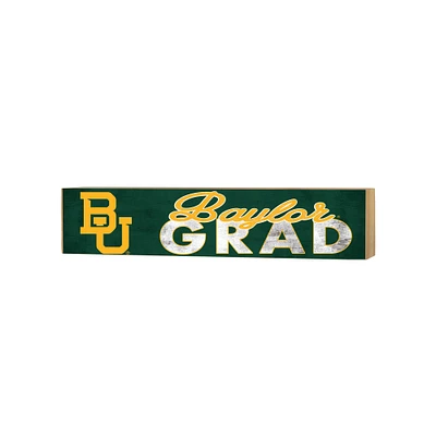 Baylor Bears 3" x 13" Grad Block Sign