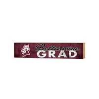 Bellarmine Knights 3" x 13" Grad Block Sign