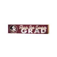 Florida State Seminoles 3" x 13" Grad Block Sign