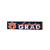 Auburn Tigers 3" x 13" Grad Block Sign