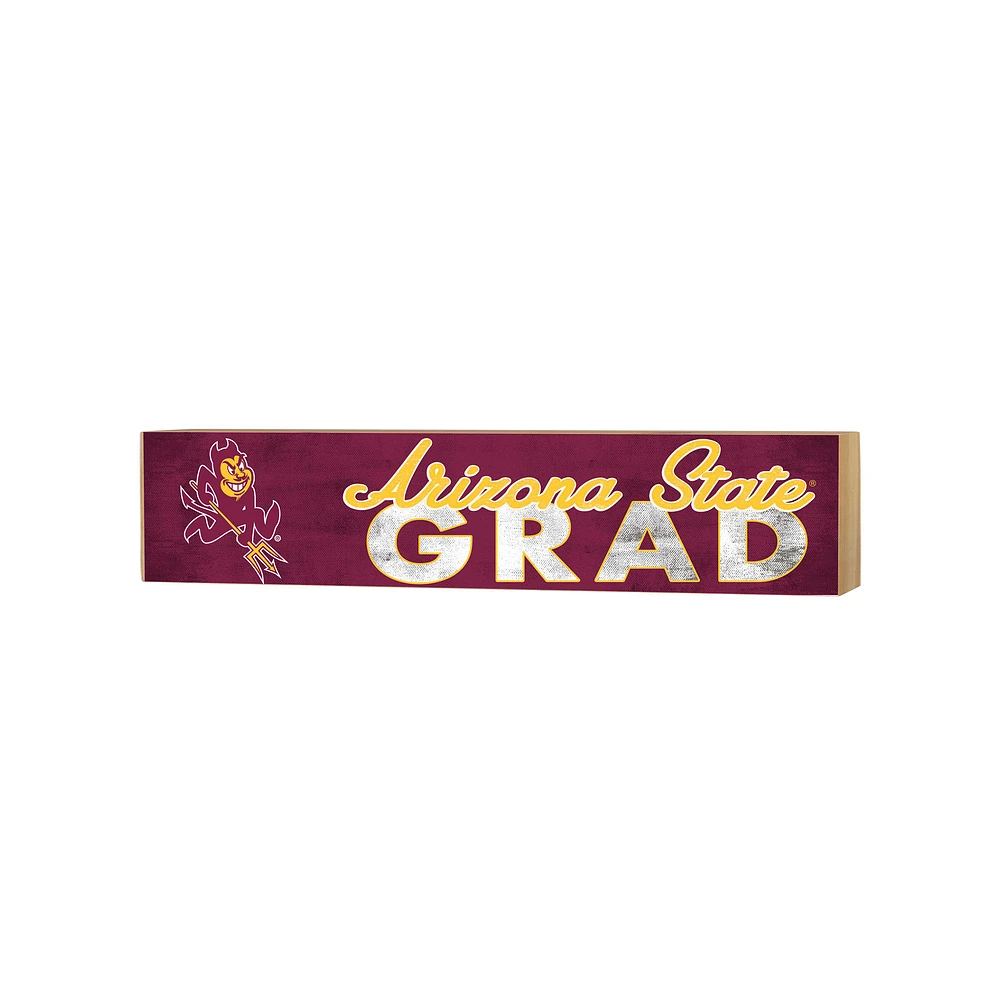 Arizona State Sun Devils 3" x 13" Grad Block Sign