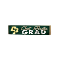 Cal Poly Mustangs 3" x 13" Grad Block Sign
