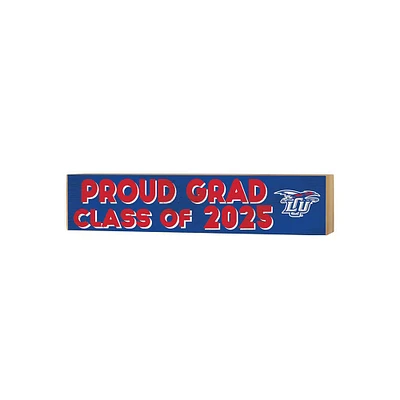 Lubbock Christian Chaparral 3" x 13" Proud Grad Class of 2025 Block Sign