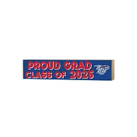 Lubbock Christian Chaparral 3" x 13" Proud Grad Class of 2025 Block Sign