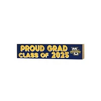 Marquette Golden Eagles 3" x 13" Proud Grad Class of 2025 Block Sign