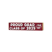 UMass Minutemen 3" x 13" Proud Grad Class of 2025 Block Sign