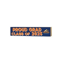 Morgan State Bears 3" x 13" Proud Grad Class of 2025 Block Sign