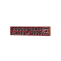 South Carolina Gamecocks 3" x 13" Proud Grad Class of 2025 Block Sign
