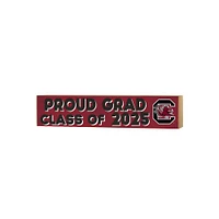 South Carolina Gamecocks 3" x 13" Proud Grad Class of 2025 Block Sign