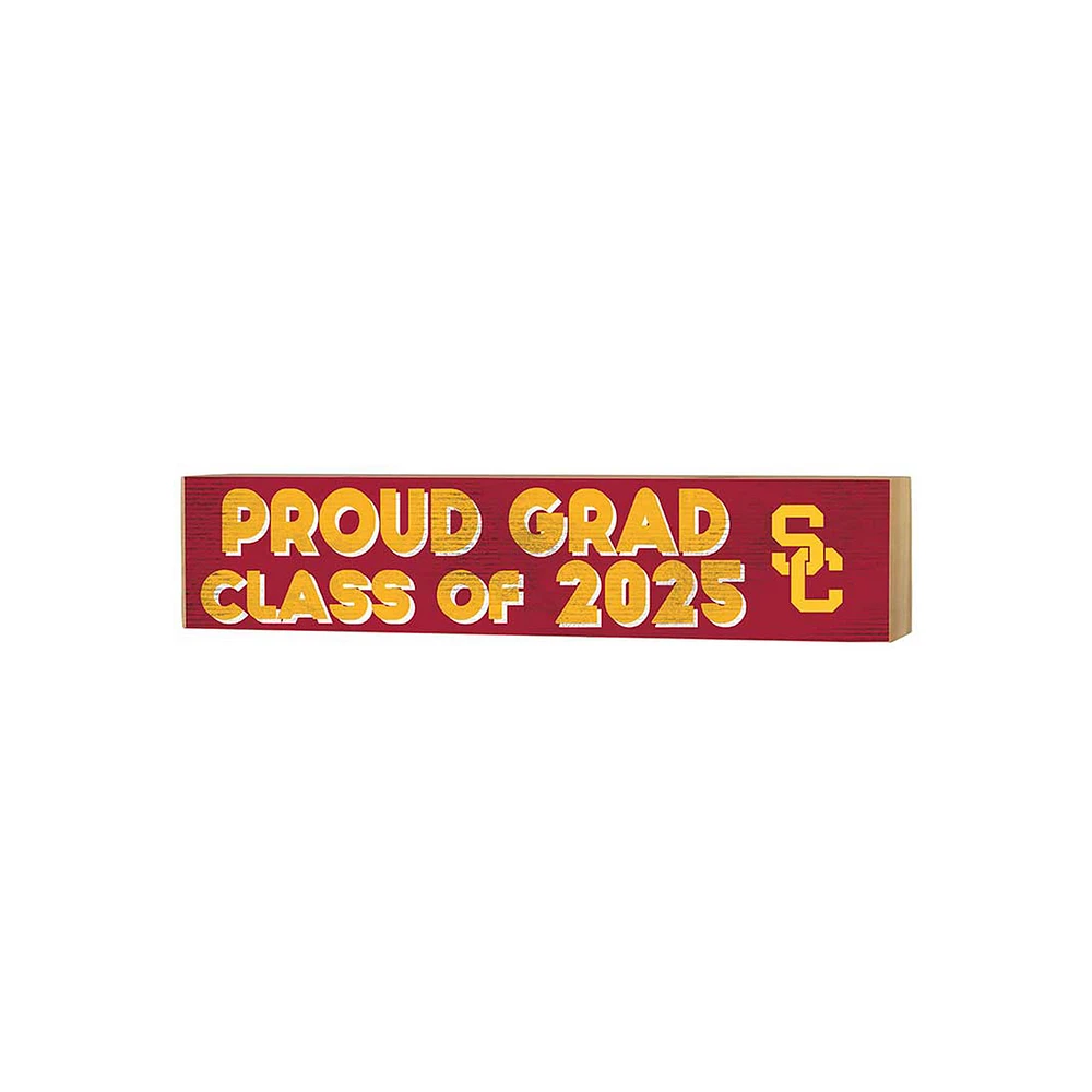 USC Trojans 3" x 13" Proud Grad Class of 2025 Block Sign