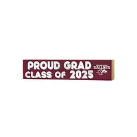 Southern Illinois Salukis 3" x 13" Proud Grad Class of 2025 Block Sign