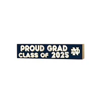 Notre Dame Fighting Irish 3" x 13" Proud Grad Class of 2025 Block Sign
