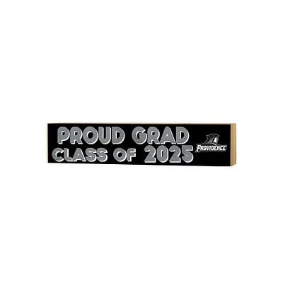 Providence Friars 3" x 13" Proud Grad Class of 2025 Block Sign