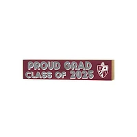 Bellarmine Knights 3" x 13" Proud Grad Class of 2025 Block Sign