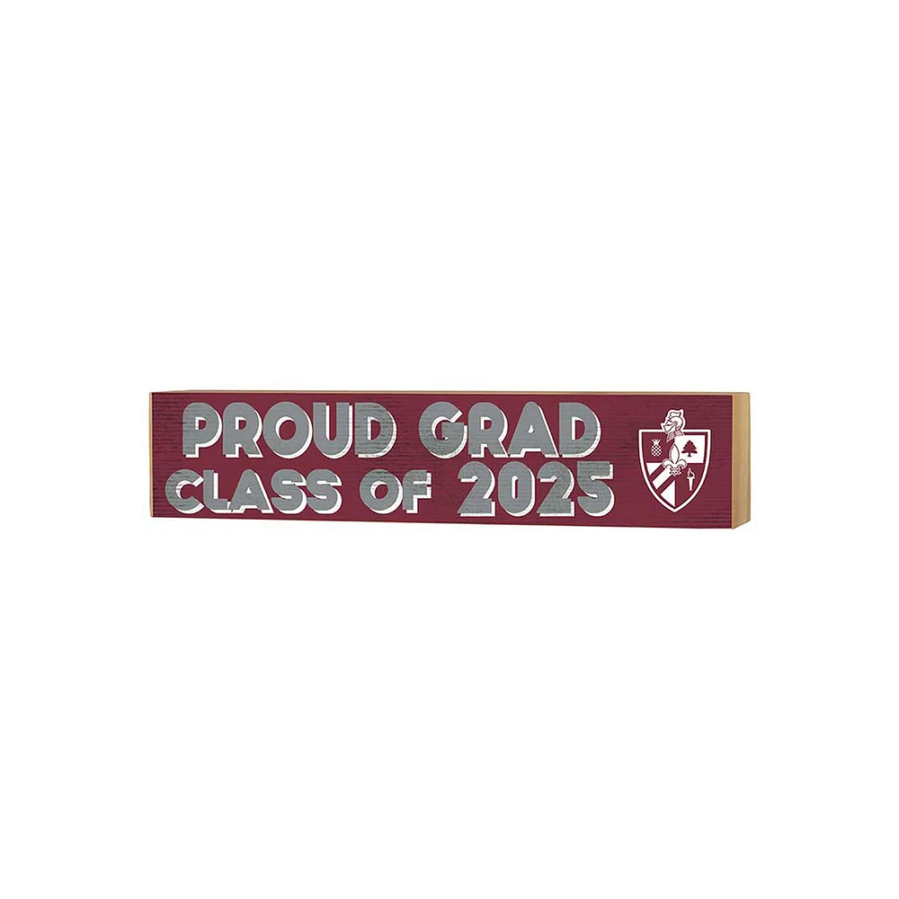 Bellarmine Knights 3" x 13" Proud Grad Class of 2025 Block Sign