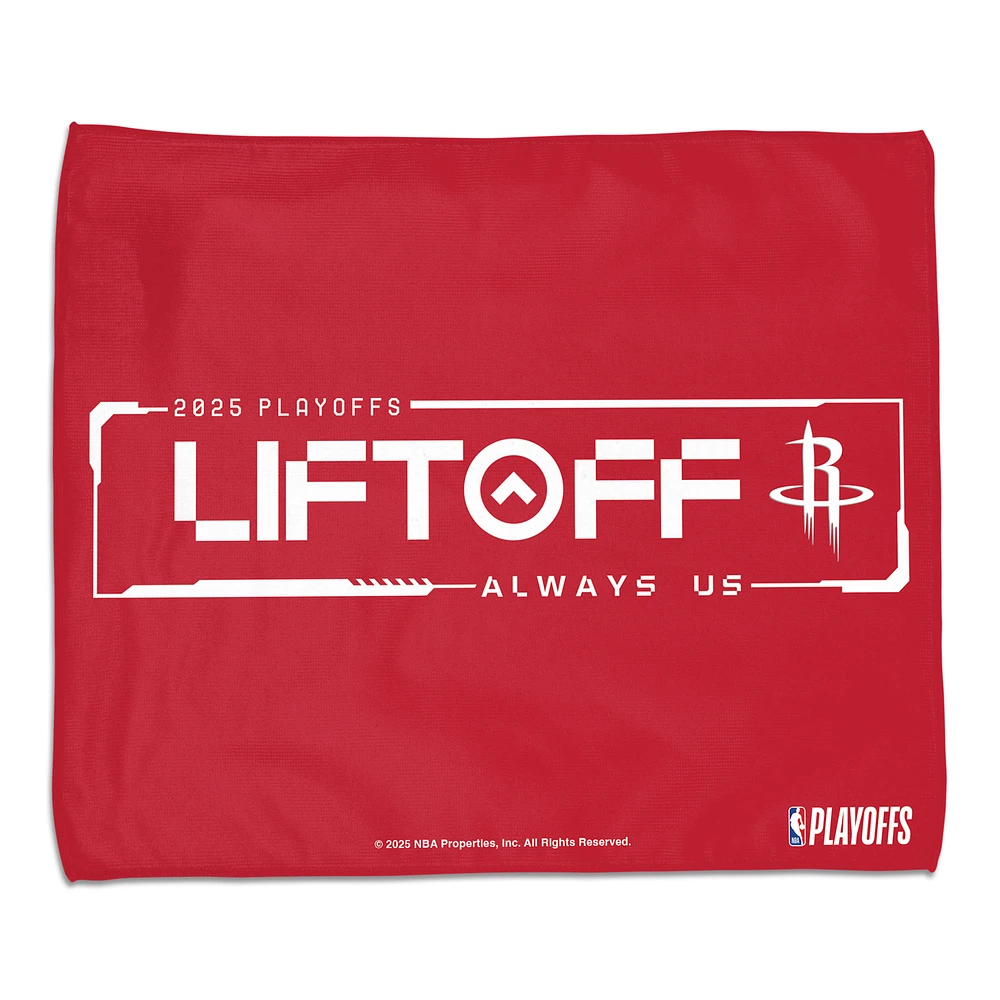 WinCraft Houston Rockets 2025 NBA Playoffs 15" x 18" Rally Towel
