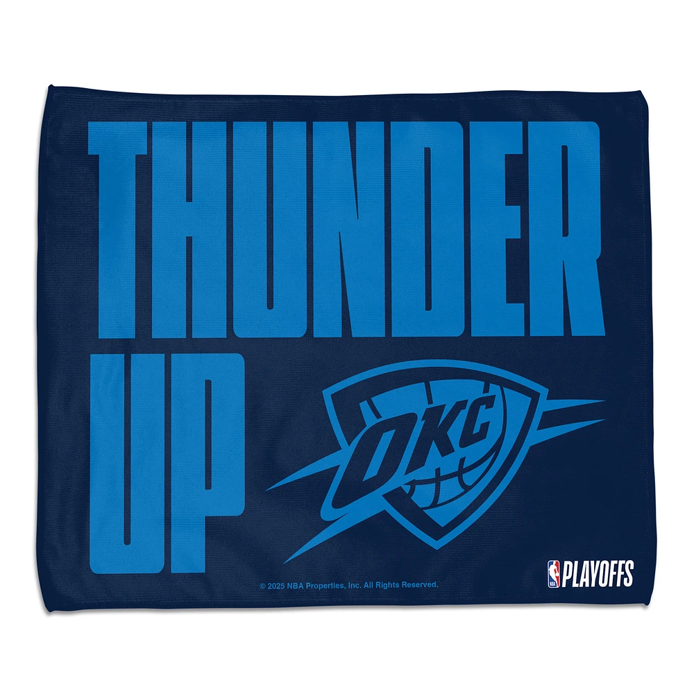 WinCraft Oklahoma City Thunder 2025 NBA Playoffs 15" x 18" Rally Towel