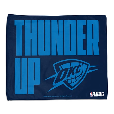 WinCraft Oklahoma City Thunder 2025 NBA Playoffs 15" x 18" Rally Towel