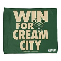WinCraft Milwaukee Bucks 2025 NBA Playoffs 15" x 18" Rally Towel