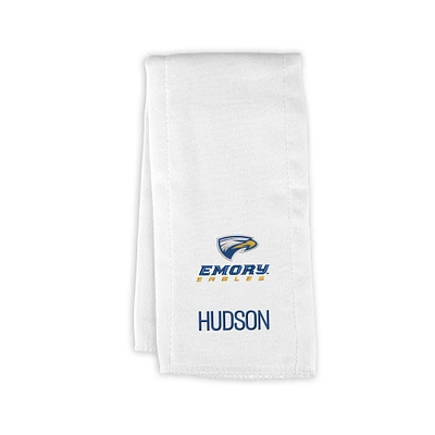 Infant Chad & Jake Emory Eagles Personalized Burp Cloth