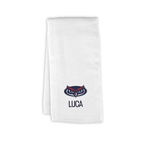 Infant Chad & Jake Florida Atlantic Owls Personalized Burp Cloth