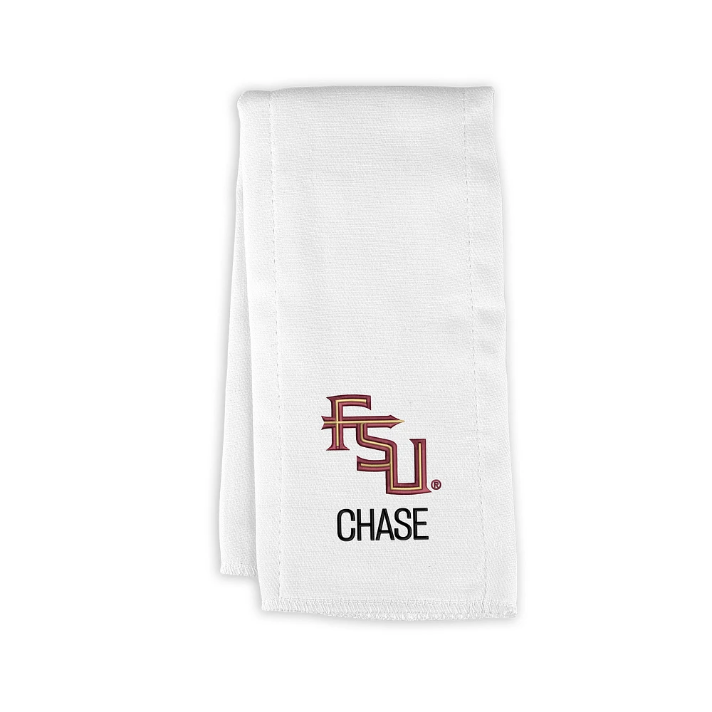 Infant Chad & Jake Florida State Seminoles Personalized Burp Cloth