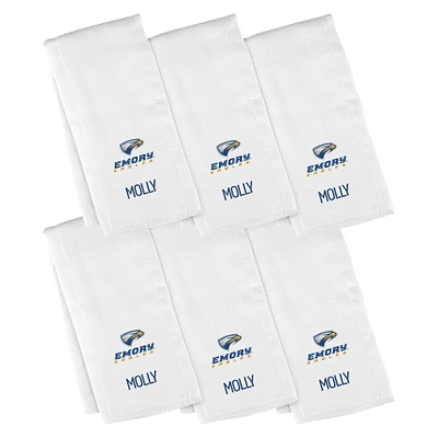 Infant Chad & Jake  Emory Eagles Six-Piece Personalized Burp Cloth Set