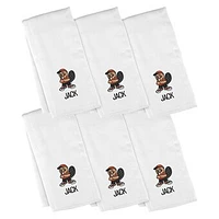 Infant Chad & Jake Oregon State Beavers Six-Piece Personalized Burp Cloth Set