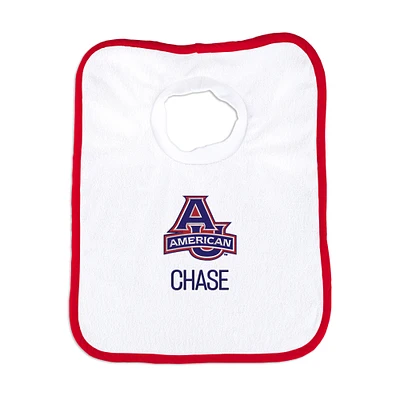 Infant Chad & Jake American University Eagles Personalized Pullover Bib