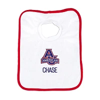 Infant Chad & Jake American University Eagles Personalized Pullover Bib