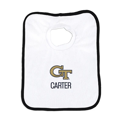 Infant Chad & Jake Georgia Tech Yellow Jackets Personalized Pullover Bib