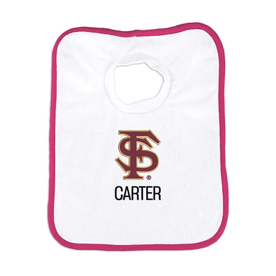 Infant Chad & Jake Florida State Seminoles Personalized Pullover Bib
