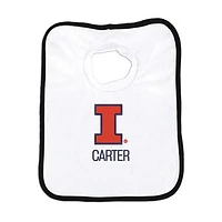 Infant Chad & Jake Illinois Fighting Illini Personalized Pullover Bib