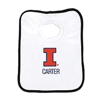 Infant Chad & Jake Illinois Fighting Illini Personalized Pullover Bib