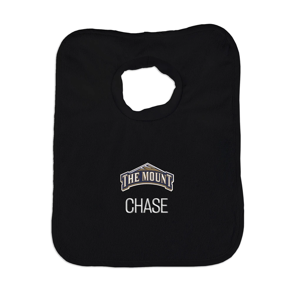 Infant Chad & Jake Mount St. Mary's Mountaineers Personalized Pullover Bib