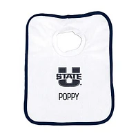Infant Chad & Jake Utah State Aggies Personalized Pullover Bib