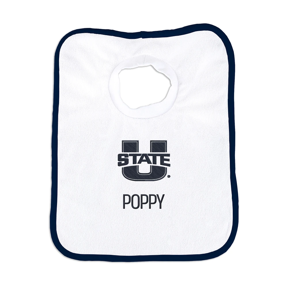 Infant Chad & Jake Utah State Aggies Personalized Pullover Bib
