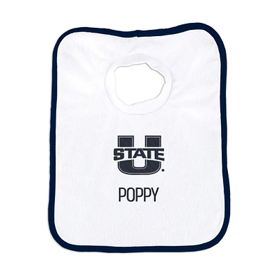 Infant Chad & Jake Utah State Aggies Personalized Pullover Bib
