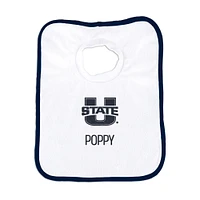 Infant Chad & Jake Utah State Aggies Personalized Pullover Bib