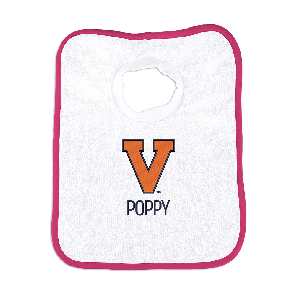 Infant Chad & Jake Virginia Cavaliers Personalized Pullover Bib
