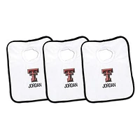 Infant Chad & Jake Texas Tech Red Raiders Personalized 3-Pack Pullover Bib Set
