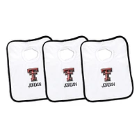 Infant Chad & Jake Texas Tech Red Raiders Personalized 3-Pack Pullover Bib Set