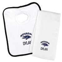 Infant Chad & Jake Nevada Wolf Pack Personalized Pullover Bib & Burp Cloth Set