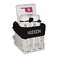 Infant Chad & Jake Oklahoma Sooners Four-Piece Personalized Small Gift Basket