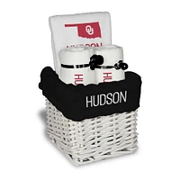 Infant Chad & Jake Oklahoma Sooners Four-Piece Personalized Small Gift Basket